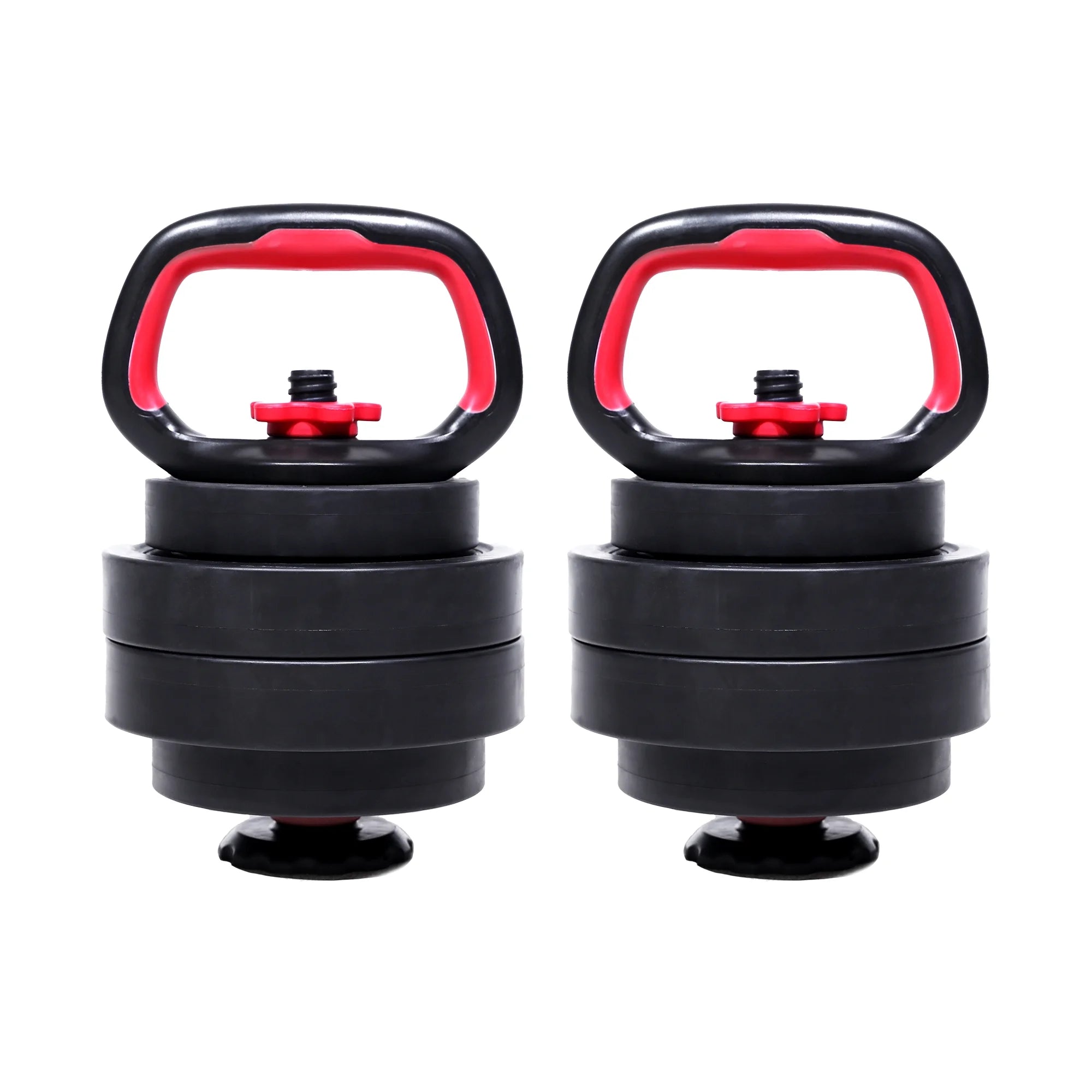 40LB 5 in 1 Adjustable Dumbbell Set , Fitness Exercises for Home Gym, Black, 1-Inch Holes Fit Standard Sized Bar